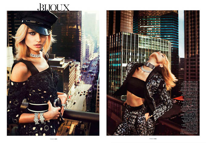 Магдалена Фраковяк в парижском Vogue