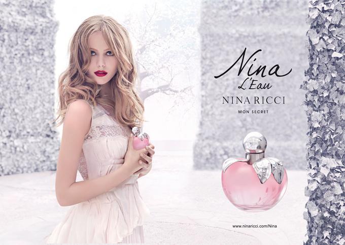 Фрида Густавссон для Nina Ricci Nina L'Eau