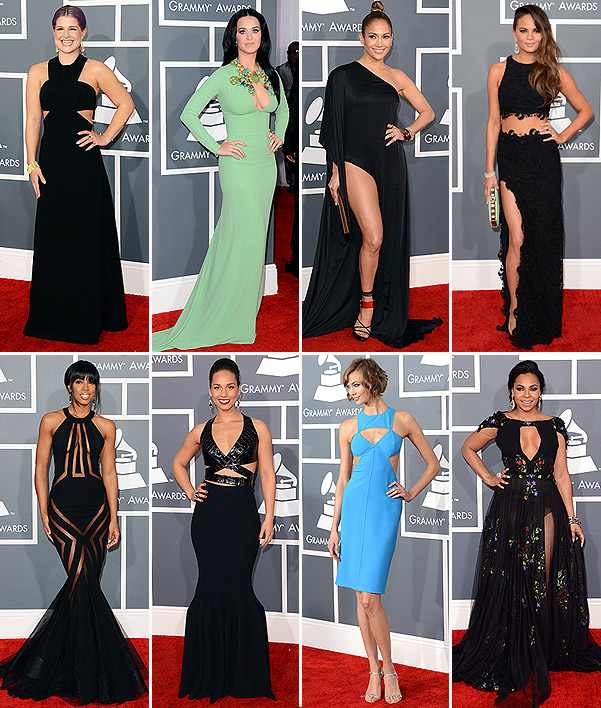 Звезды отличились своими нарядами на "Грэмми-2013"