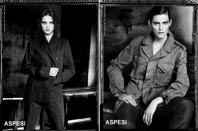 Наталья Водянова специально для Aspesi