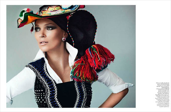 Кейт Мосс в парижском Vogue