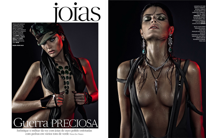 Изабели Фонтана в бразильском Vogue