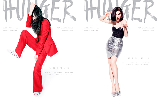 Музыкальные звезды на обложках журнала Hunger
