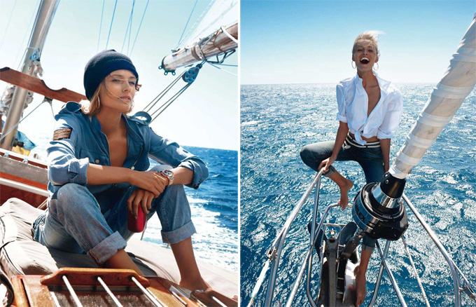 Эдита Вилкевичуте в парижском Vogue