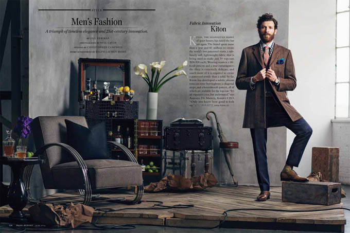 Оливер Рассел в июньском Robb Report 