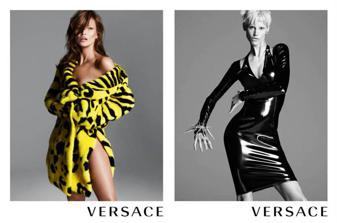 Кейт Мосс и Саския де Брау специально для Versace 