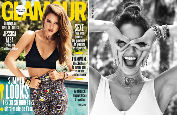 Джессика Альба во французском Glamour
