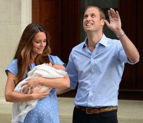 Кейт и Уильям представили сына