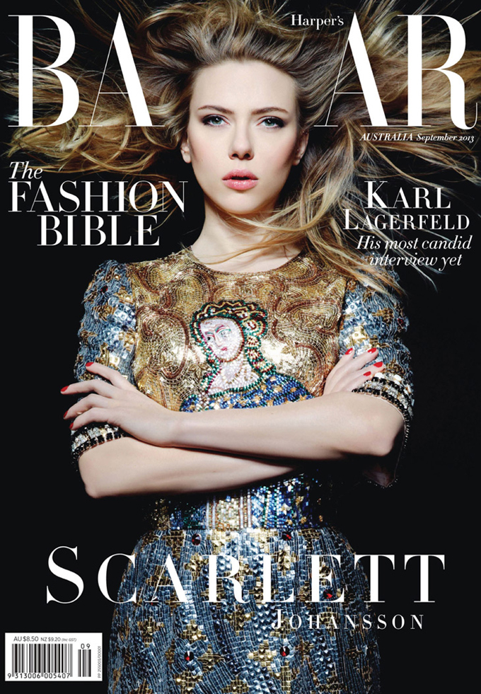 Карл Лагерфельд поработал для Harper's Bazaar 