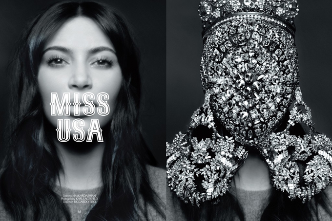 Ким Кардашьян в CR Fashion Book 