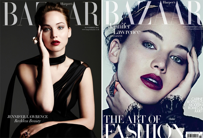 Дженнифер Лоуренс в британском Harper’s Bazaar
