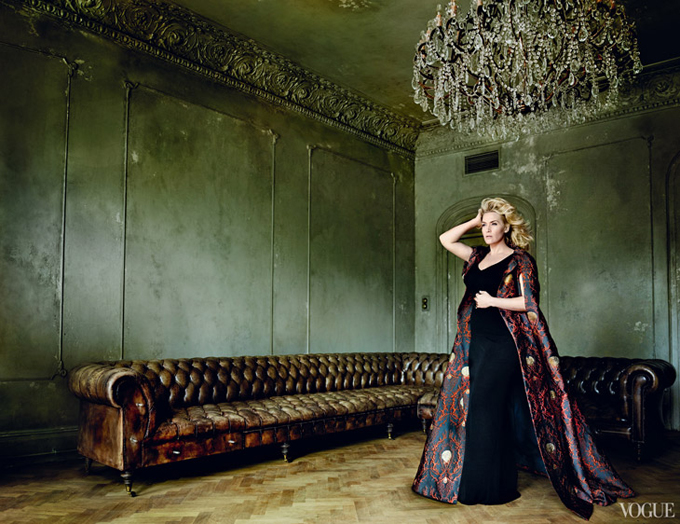 Кейт Уинслет в американском Vogue