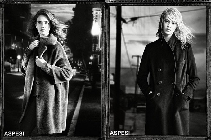 Наталья Водянова и другие супермодели в рекламе Aspesi