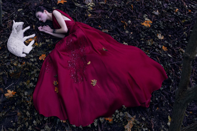 Магда Лагинь  в китайском Harper’s Bazaar