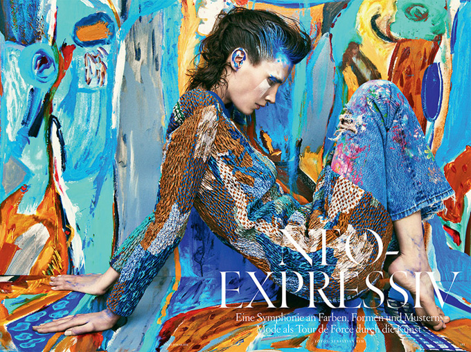 Дрейк Бернетт в немецком Vogue