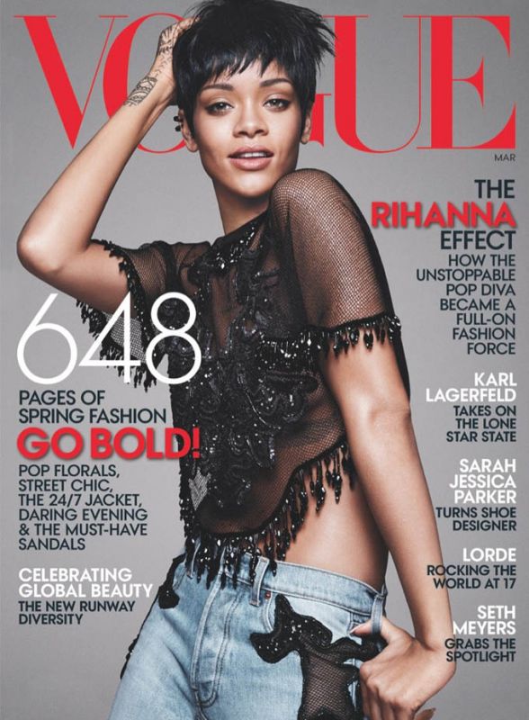 Рианна в американском Vogue