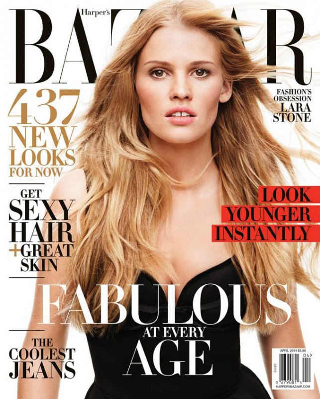 Лара Стоун в американском Harper’s Bazaar
