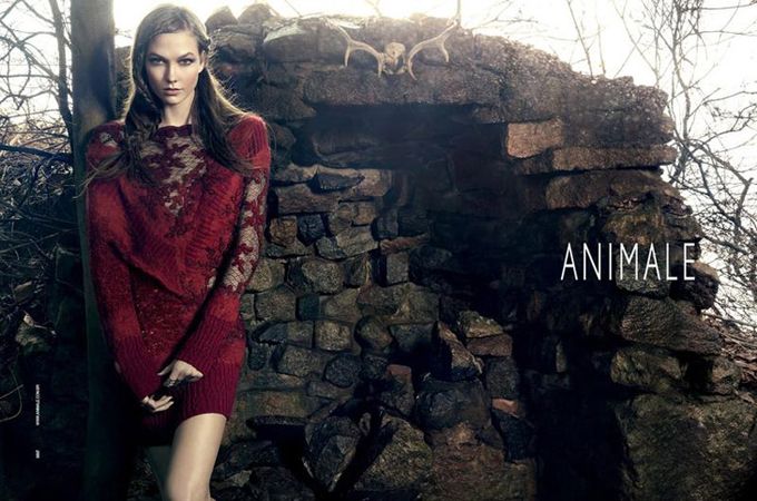 Карли Клосс специально для Animale 