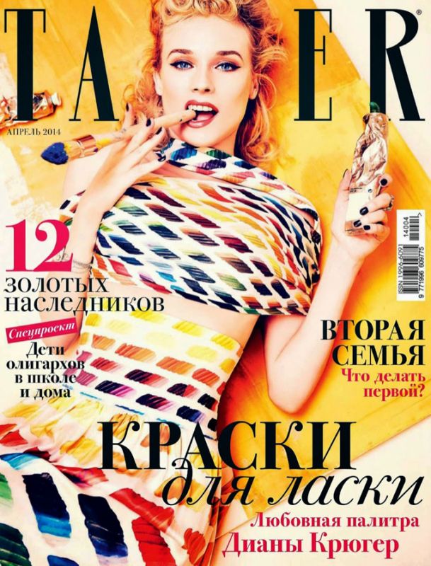 Дайан Крюгер в российском Tatler