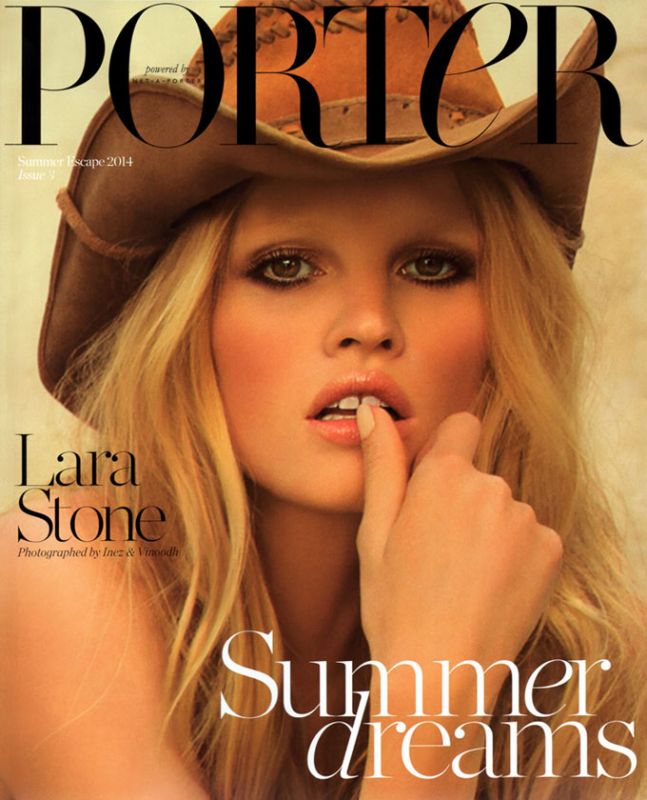  Лара Стоун в журнале Porter