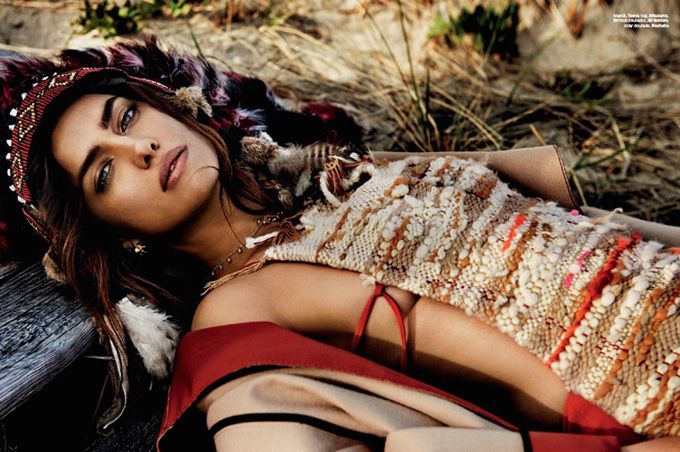 Ирина Шейк в бразильском Vogue