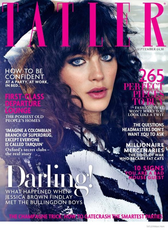 Джессика Браун Финдли в журнале Tatler