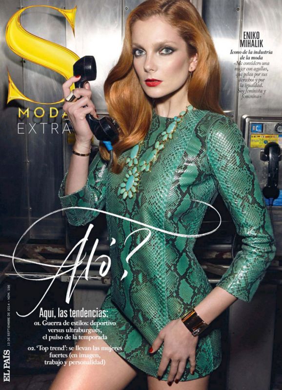 Энико Михалик в журнале S Moda 
