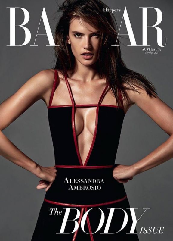 Алессандра Амбросио в австралийском Harper’s Bazaar