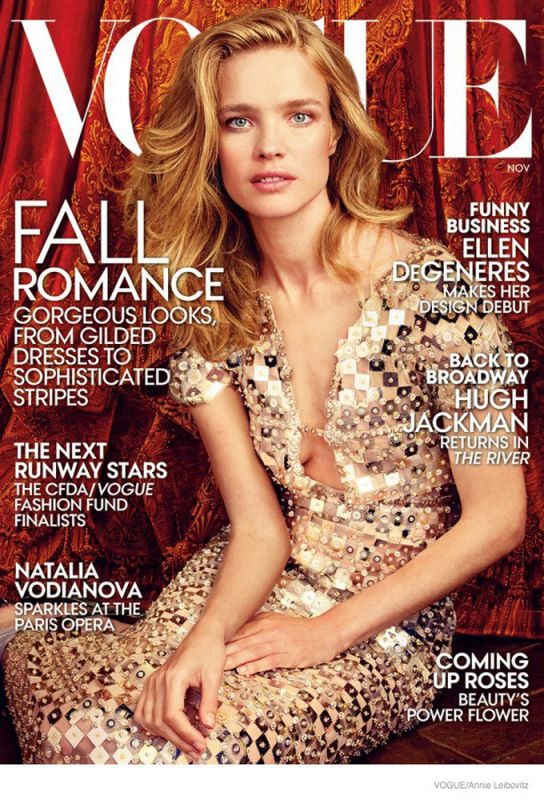 Наталья Водянова в американском Vogue