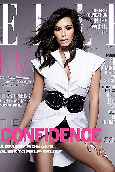 Ким Кардашьян в британском Elle