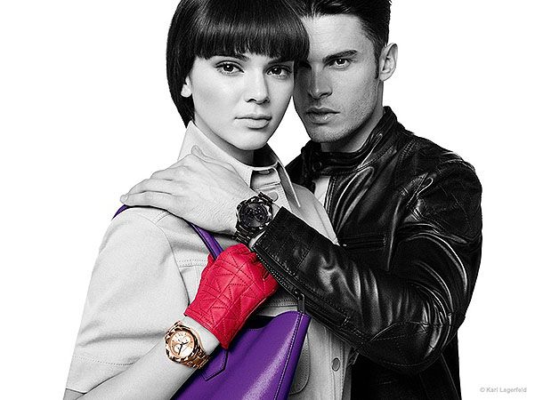 Кендалл Дженнер в рекламе Karl Lagerfeld