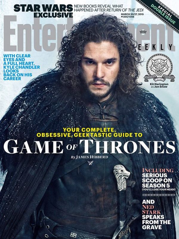 Герои сериала «Игра престолов» на страницах журнала Entertainment Weekly