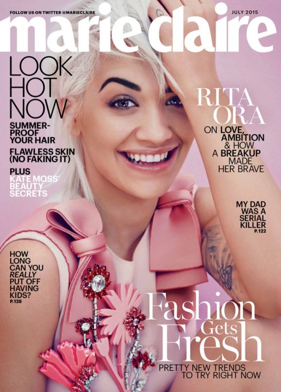 Рита Ора в американском  Marie Claire