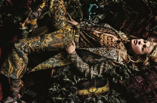 Кейт Мосс рекламирует Etro 