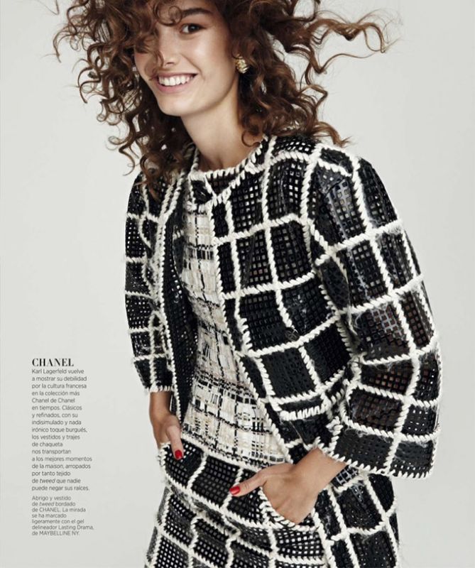 Офели Гиллерманд в испанском Harper’s Bazaar