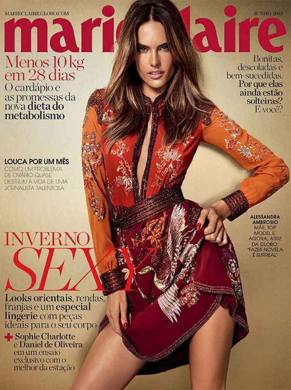 Алессандра Амбросио в бразильском Marie Claire