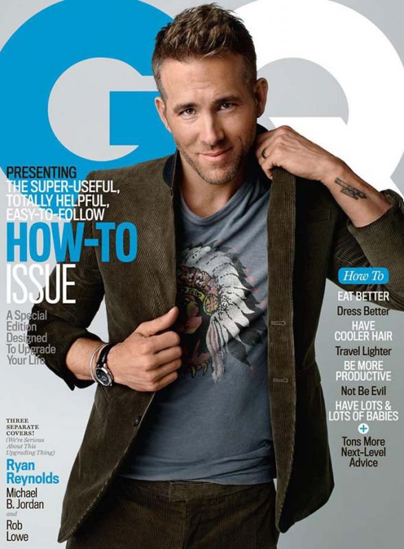 Райан Рейнольдс в журнале GQ 