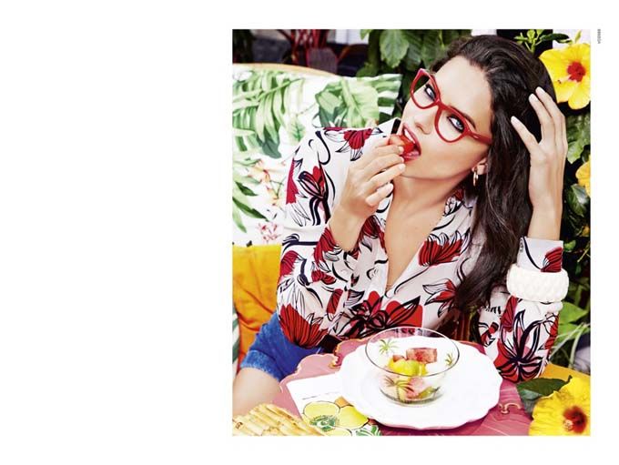 Адриана Лима снова рекламирует Vogue Eyewear