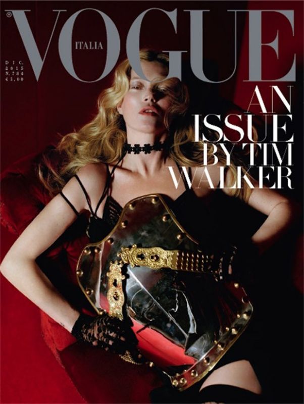 Кейт Мосс на страницах итальянского Vogue