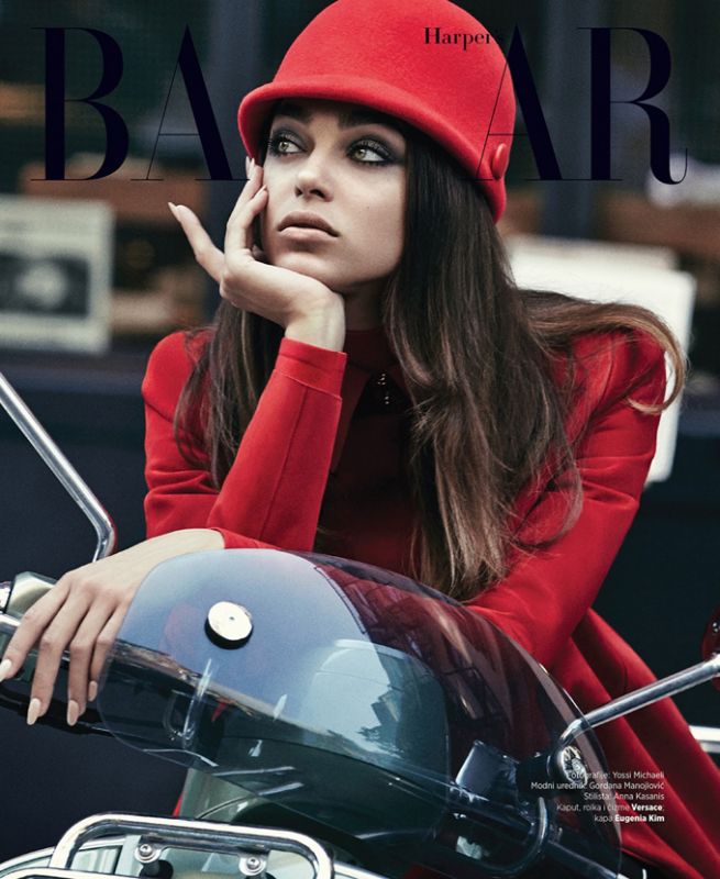 Женя Катава в сербском Harper’s Bazaar