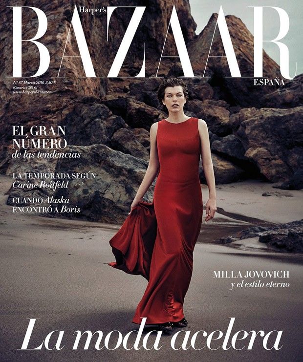 Милла Йовович на страницах испанского Harper’s Bazaar