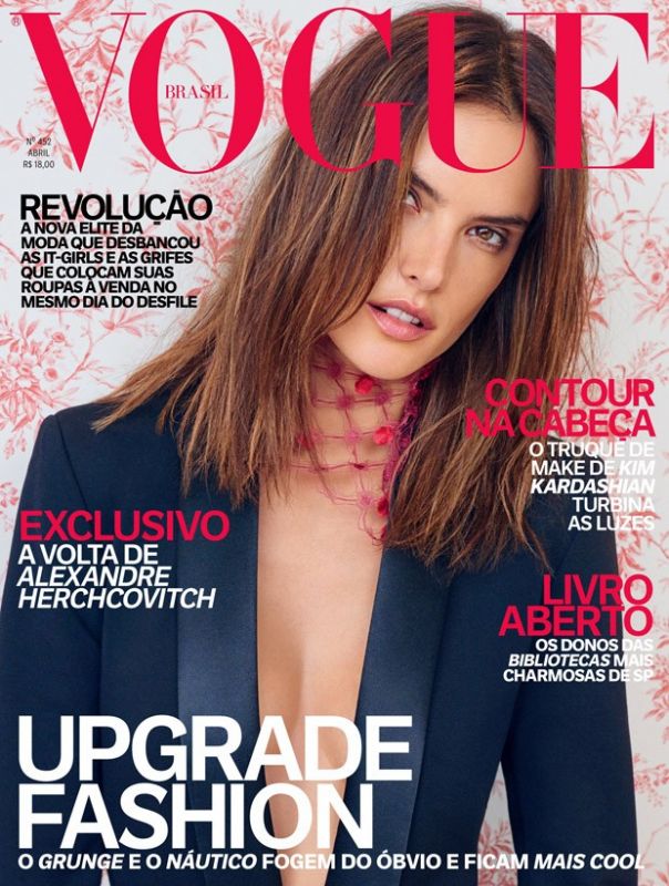 Алессандра Амбросио в бразильском Vogue