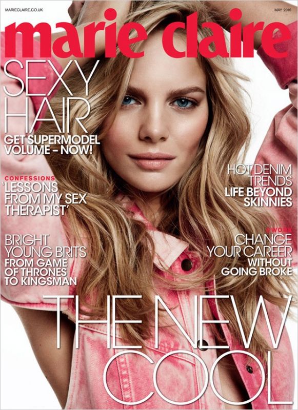 Марло Хорст в британском Marie Claire