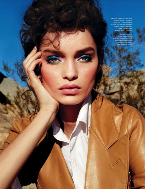 Лума Грот в сингапурском Harper’s Bazaar 