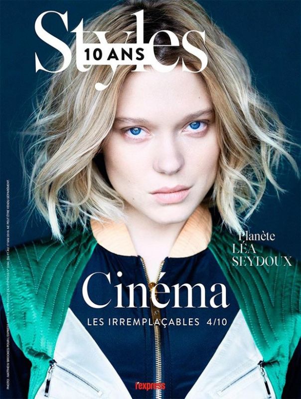 Планета Леа Сейду в журнале L’Express Styles