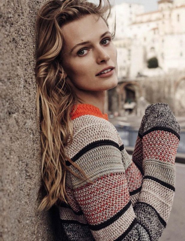 Эдита Вилкевичуте на страницах испанского Vogue