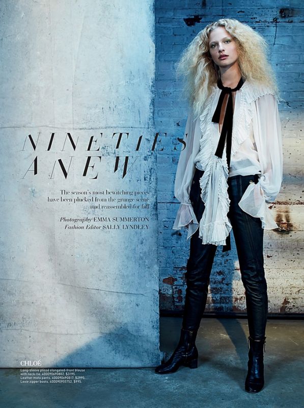 Фредерика Софи рекламирует Saks Fifth Avenue