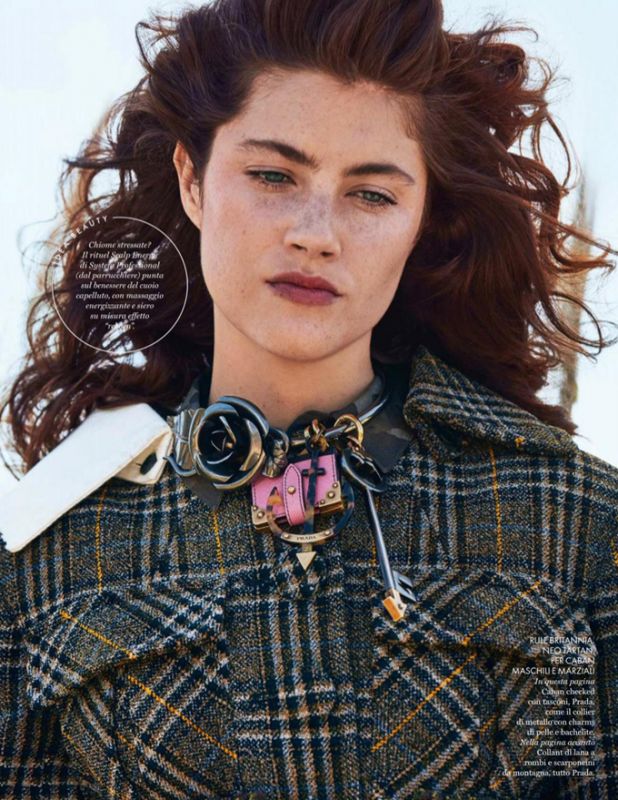 Анна Спекхарт в итальянском ELLE