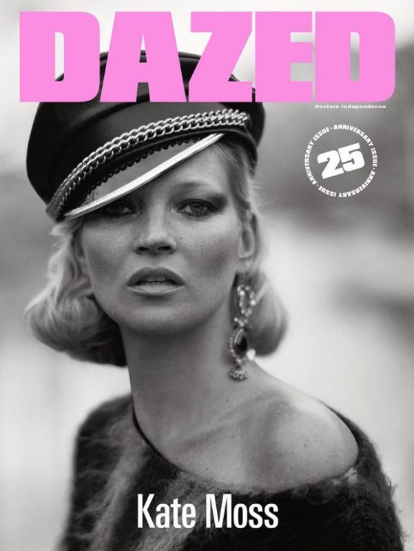 Кейт Мосс в юбилейном Dazed