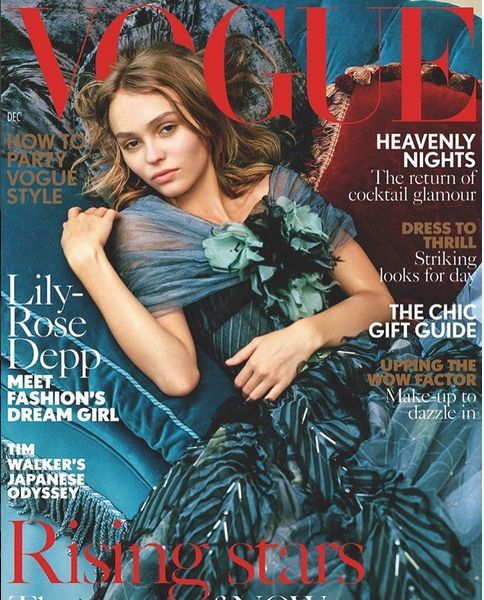 Лили Роуз Депп впервые на обложке Vogue